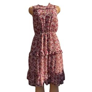 MONTEAU LOS ANGELES FLORAL SUMMER DRESS SIZE S‎
